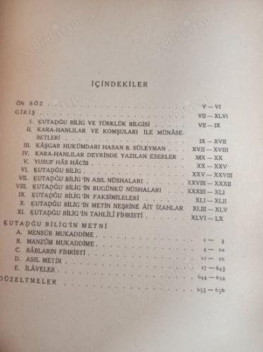 KUTADGU BİLİG - METİN - 1