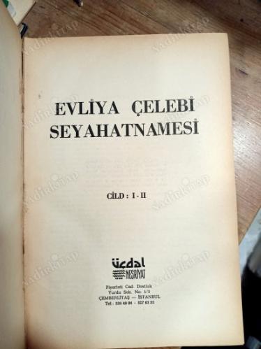 Evliya Çelebi Seyahatnamesi Cilt: 1-2