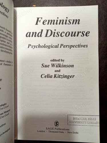 Feminism And Discourse/ Psychological Perspectives