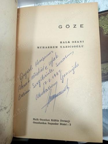 Göze / İthafen İmzalı