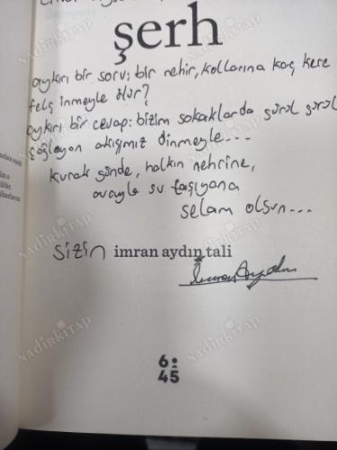 ŞERH/ İmzalı!