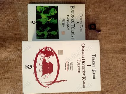 TÜRKİYE TARİHİ (OSMANLI DEVLETİNE KADAR TÜRKLER, OSMANLI DEVLETİ 1300-1600, OSMANLI DEVLETİ 1600-1908, ÇAĞDAŞ TÜRKİYE, BUGÜNKÜ TÜRKİYE 5 CİLT TAKIM.