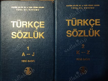 TÜRKÇE SÖZLÜK 2 CİLT TAKIM