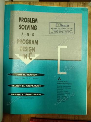 Problem Solving and Program Design in C
