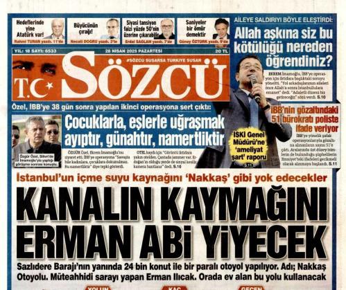 28 Nisan 2025 SÖZCÜ GAZETESİ Doğum Günü Gazetesi (28.04.2025) Doğumgünü Hediyesi | Sıradışı Hediye | Özel Gün Hediyeleri | GAZETE ARŞİVİ