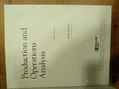 Production and Operations ANALYSIS