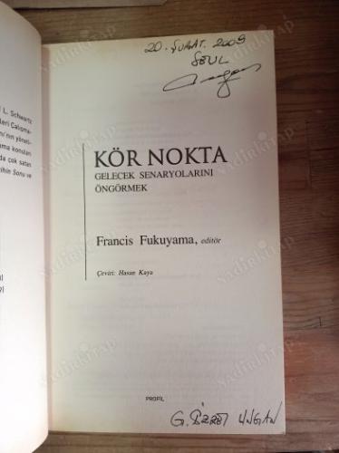 Kör Nokta - Gelecek Senaryolarını Öngörmek