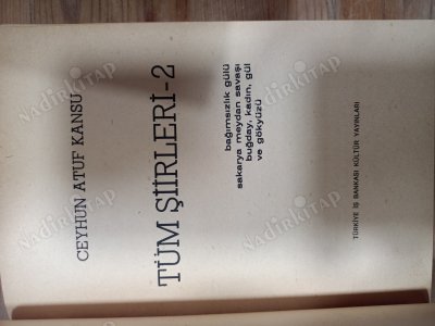 Ceyhun Atıf Kansu Tüm Şiirleri - 2 Cilt Takım