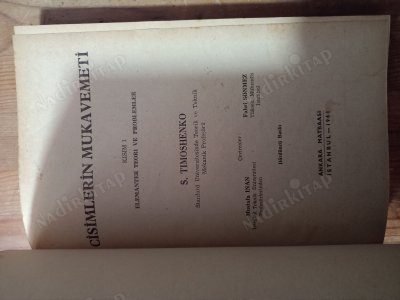 Cisimlerin Mukavemeti Kısım I Elemanter Teori ve Problemler