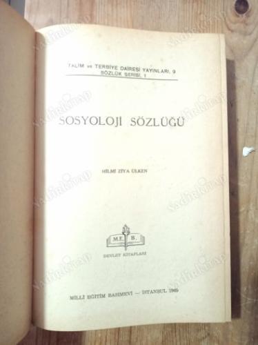 Sosyoloji Sözlüğü