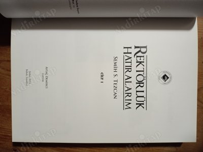 Rektörlük Hatıralarım Cilt I