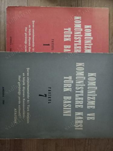 Komünizme ve Komünistlere Karşı Türk Basını (1-3,4,5,6,7. sayılar.2. 8 ve 9. sa?i eksik)