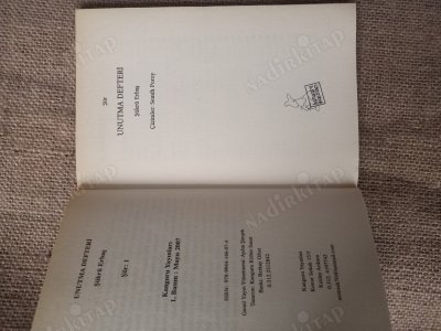 Unutma Defteri 1.Baskı