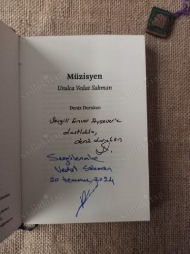 Müzisyen: Usulca Vedat Sakman (Ciltli) İmzalı!