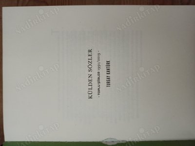 Külden Sözler Toplu Şiirler 1991/2019
