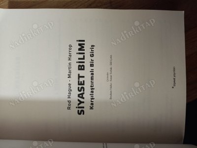 SİYASET BİLİMİ Karşılaştırmalı Bir Giriş