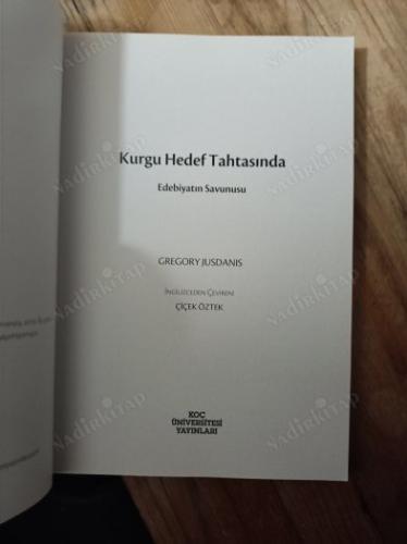 Kurgu Hedef Tahtasında; Edebiyatın Savunusu