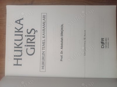 hukuka giriş/ 12. Baskı
