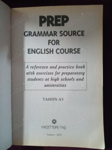 PREP GRAMMAR SOURCE FOR ENGLISH COURSE