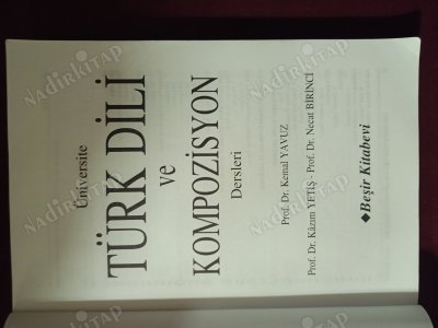 Üniversite Türk Dili ve Kompozisyon Dersleri
