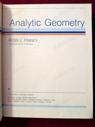 Elements of Calculus and Analytical Geometry - Hardcover