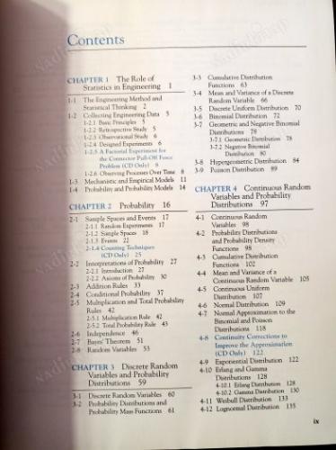 APPLIED STATISTICS AND PROBABILITY FOR Engineers THIRD Edition + CD