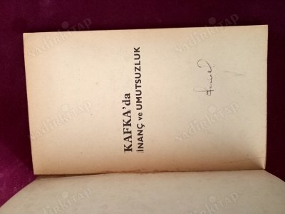 KAFKA'DA İNANÇ VE UMUTSUZLUK