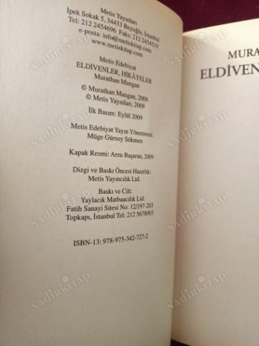ELDİVENLER, HİKAYELER 1. Baskı