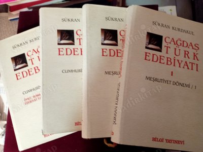 Çağdaş Türk Edebiyatı Takım ( 4 Cilt ) Ciltli