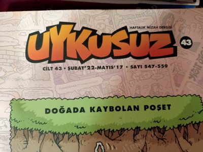 UYKUSUZ HAFTALIK MİZAH DERGİSİ CİLT 43 / SAYI 547 - 559