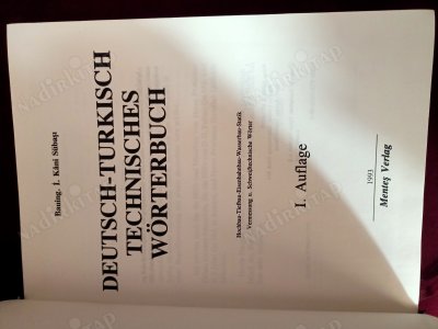Deutsch - Türkisch Technisches Wörterbuch
