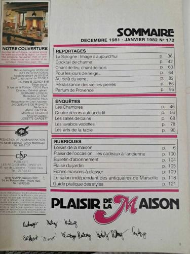 Plaisir de la Maison No172