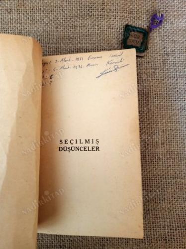 Seçilmiş Düşünceler (Genişletilmiş 2.Baskı)