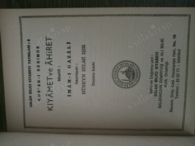 KUR'ANI KERİM'DE KIYAMET VE AHİRET