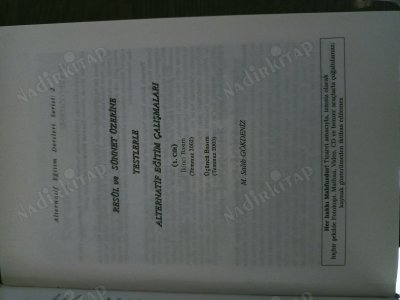 RESUL VE SÜNNET ÜZERİNE TESTLERLE ALTERNATİF EĞİTİM ÇALIŞMALARI-1