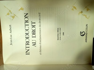 Introduction Au droit