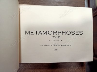 METAMORPHOSES 7 cilt/ Özel baski
