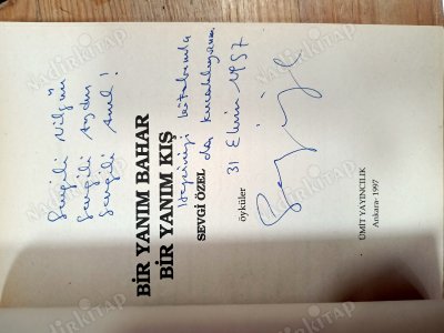Bir Yanım Bahar Bir Yanım Kış/ İmzalı