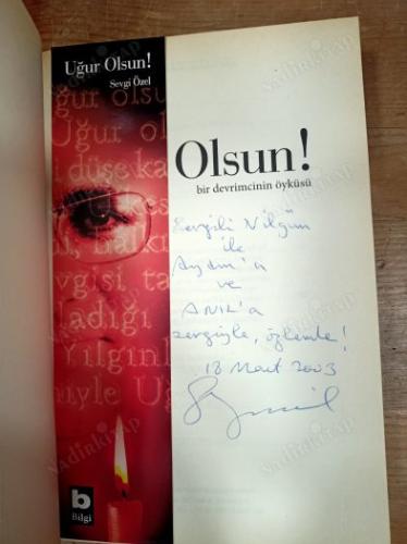 UĞUR OLSUN / İmzalı