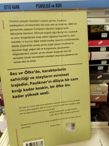 SES VE ÖFKE WILLIAM FAULKNER