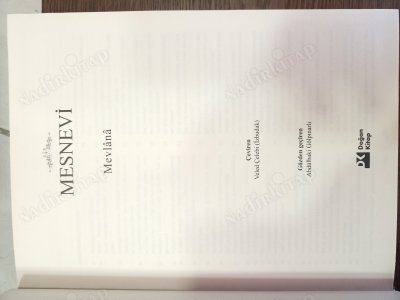 MESNEVİ Sert Kapak TEK CİLT [Veled Çelebi İzbudak Çevirisi]