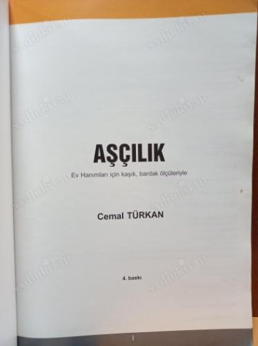 AŞÇILIK Ev hanımları için kaşık ve bardak ölçüleriyle 4.Baskı bu