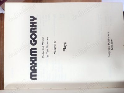 maxim Gorky/ Collected Works Cilt 4.5.6,7,8,9,10
