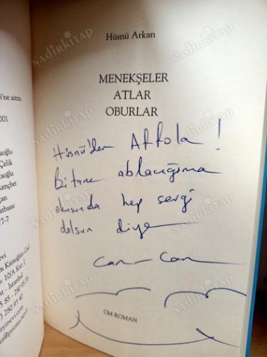 Menekşeler Atlar Oburlar / imzali