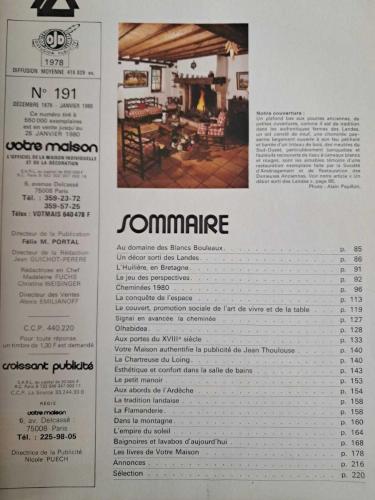 Votre Maison No: 191