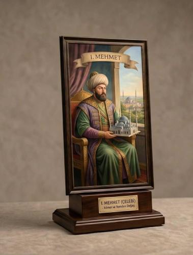 LOT.3 » OSMANLI PADİŞAHI I MEHMET  -- MÜHÜRLÜ  Osmanlı Askeri Göğüs Cebi Arması  KAÇIRILMAZ.!