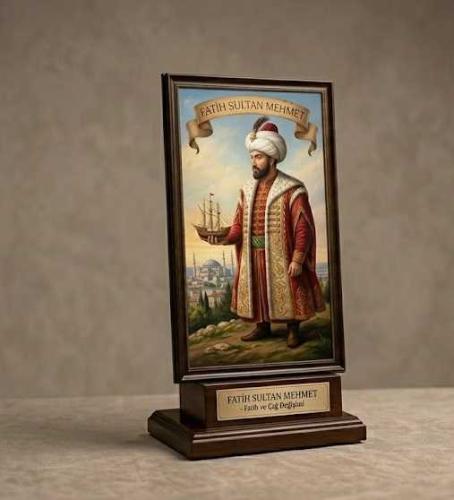 LOT.2 » OSMANLI PADİŞAHI FATİH SULTAN MEHMET  -- MÜHÜRLÜ  Osmanlı Askeri Göğüs Cebi Arması  KAÇIRILMAZ.!