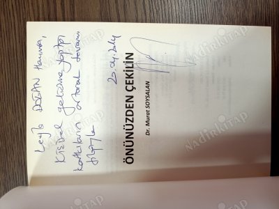 Önünüzden Çekilin; Okuyun, Uygulayın, Hedeflerinizi Yakalayın... İmzalı