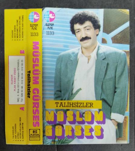 SADECE KARTONETTİR * KASET YOKTUR * MÜSLÜM GÜRSES * TALİHSİZLER