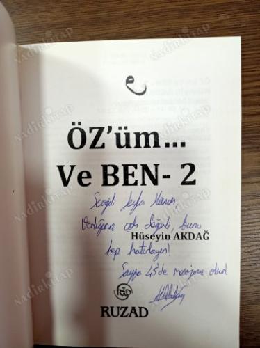 ÖZ'ÜM VE BEN 2 -İmzalı